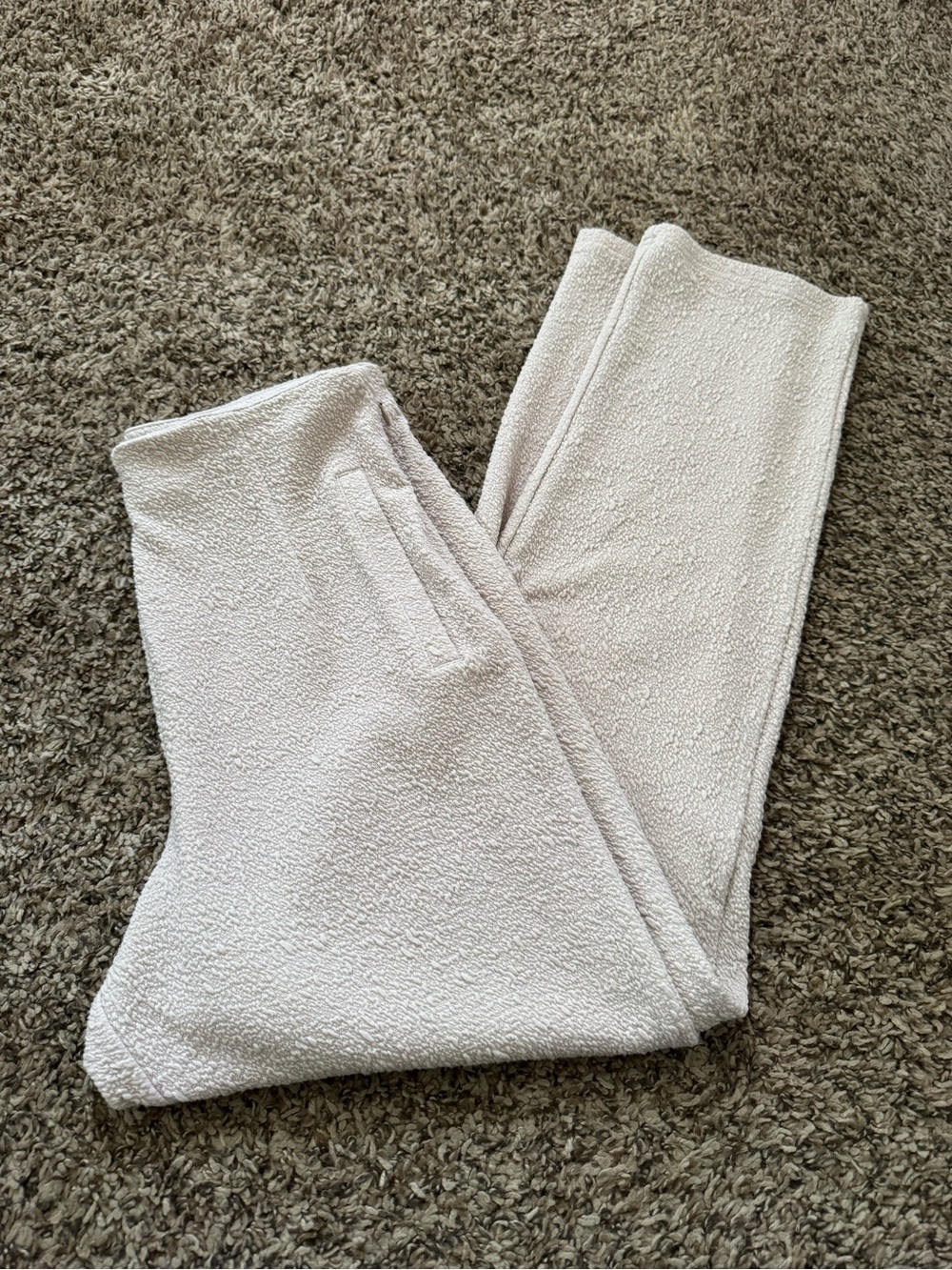 sundays by wear sundays Cream Straight-Leg Pants